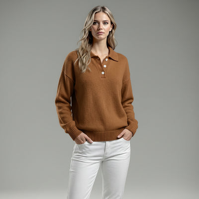 Olivia | Pull polo doux